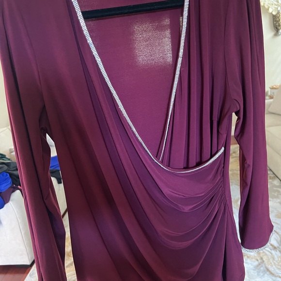 MSK blouse with rhinestones. - Picture 3 of 4